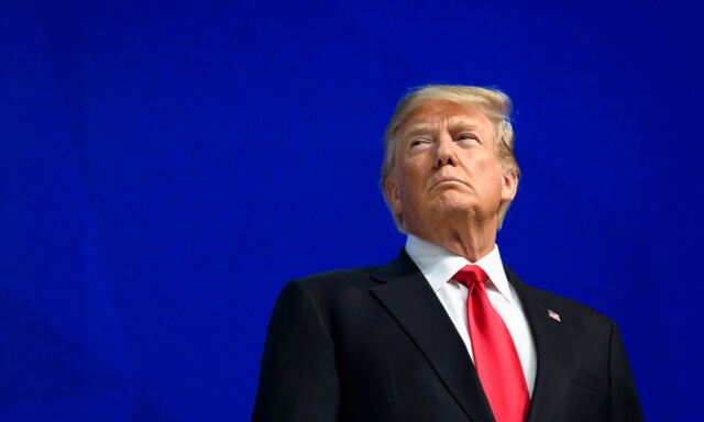image: Trumps kommentar ble møtt med buing i Davos